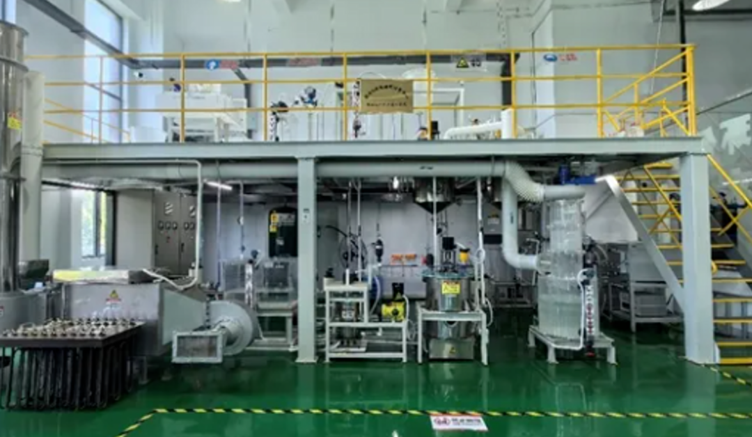湖南复合碳化法100吨/年超高纯碳酸钙中试项目取得成功
